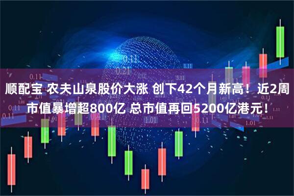 顺配宝 农夫山泉股价大涨 创下42个月新高！近2周市值暴增超800亿 总市值再回5200亿港元！